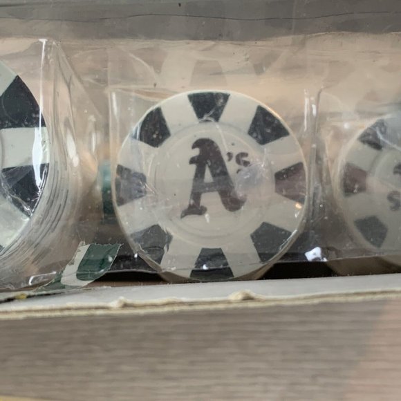 2007 Oakland A'S Athletics Poker Chip Set SuperCuts - Picture 4 of 5